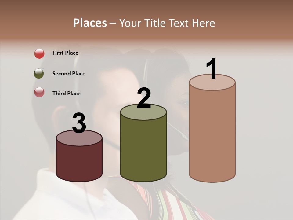 Contact Telephone Service PowerPoint Template