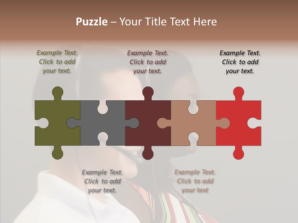 Contact Telephone Service PowerPoint Template