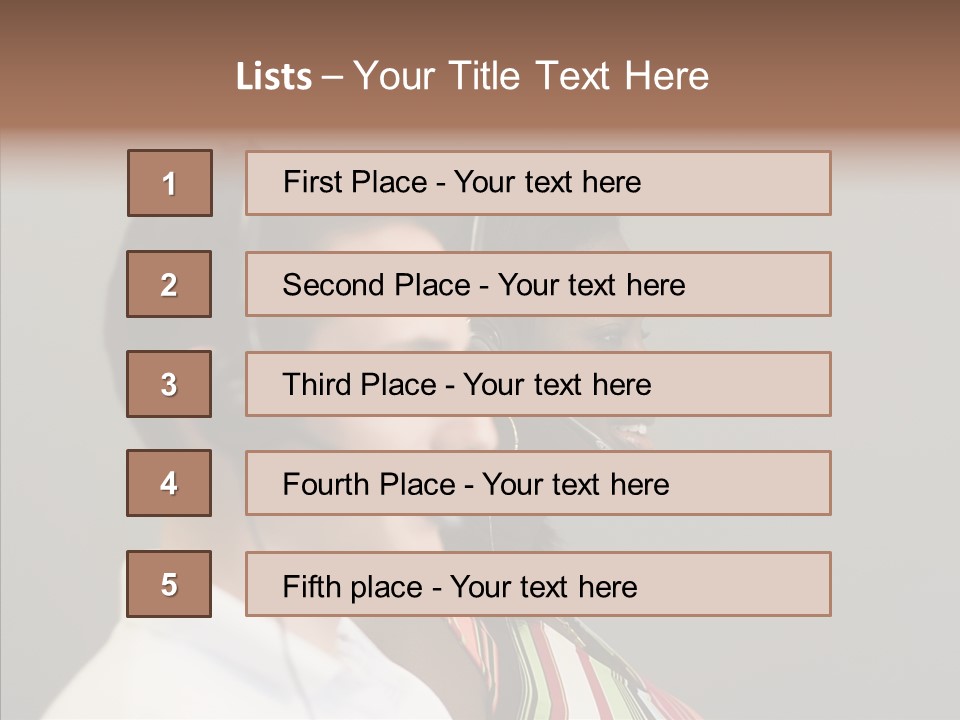 Contact Telephone Service PowerPoint Template