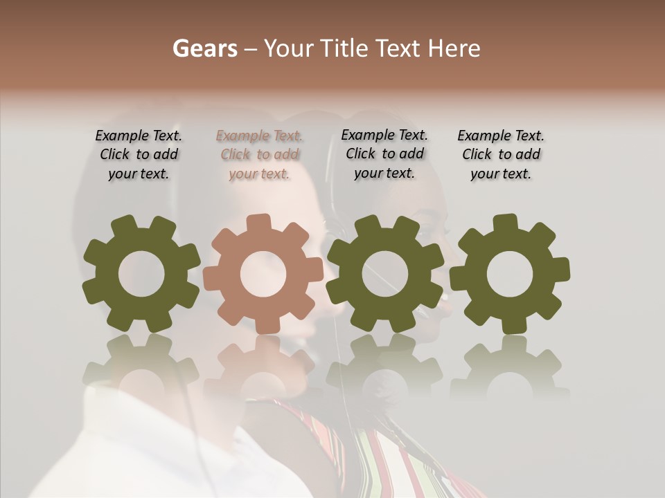 Contact Telephone Service PowerPoint Template