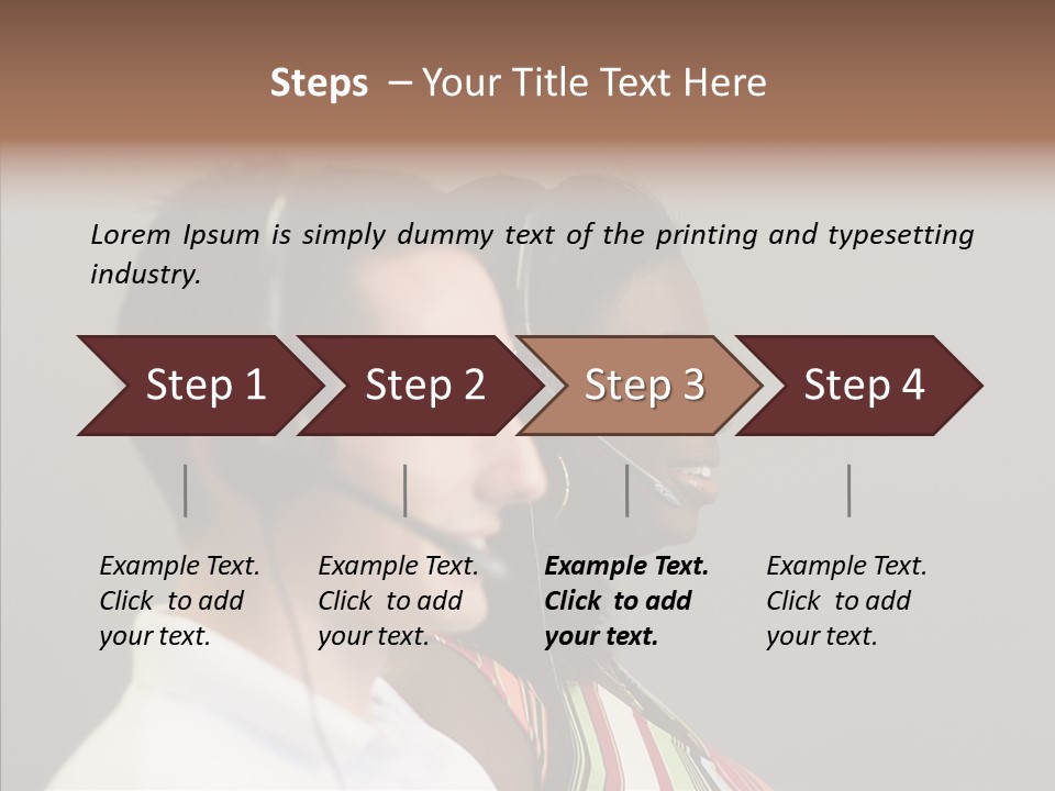 Contact Telephone Service PowerPoint Template