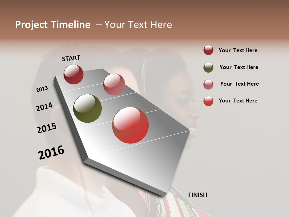 Contact Telephone Service PowerPoint Template