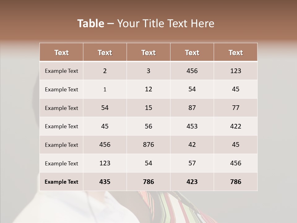 Contact Telephone Service PowerPoint Template