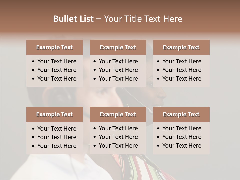 Contact Telephone Service PowerPoint Template