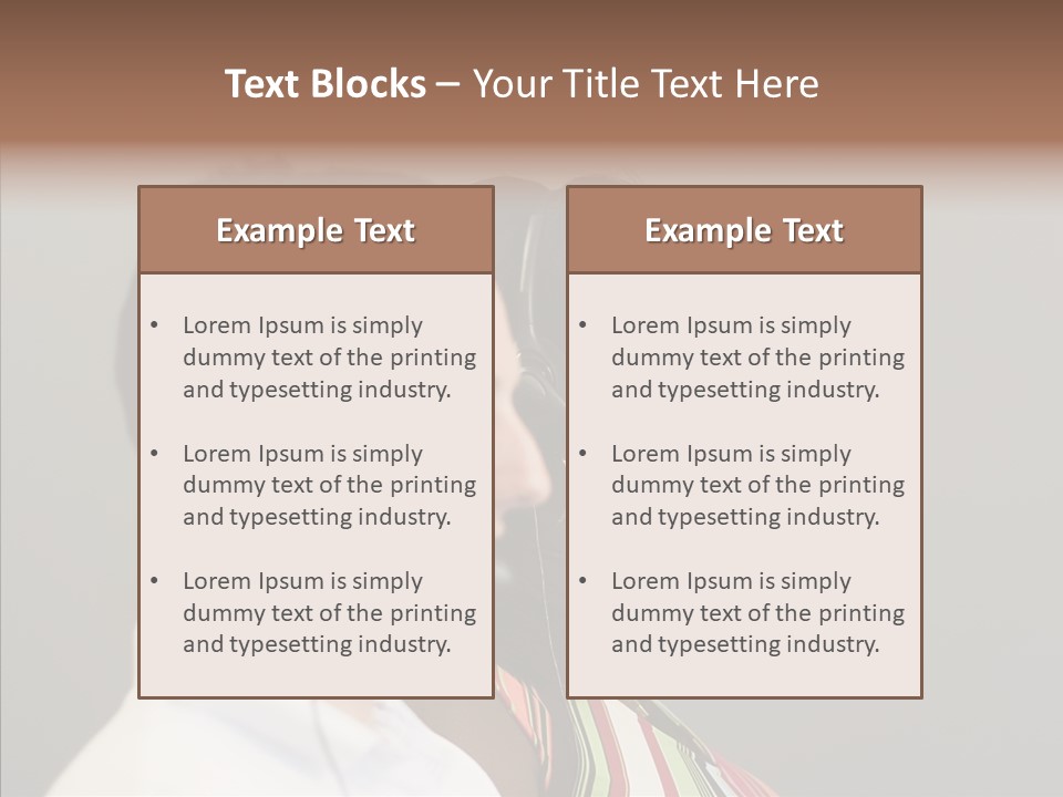 Contact Telephone Service PowerPoint Template