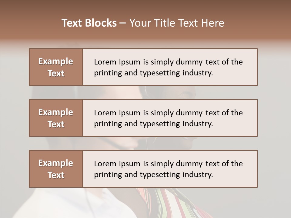Contact Telephone Service PowerPoint Template