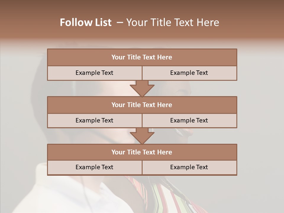 Contact Telephone Service PowerPoint Template