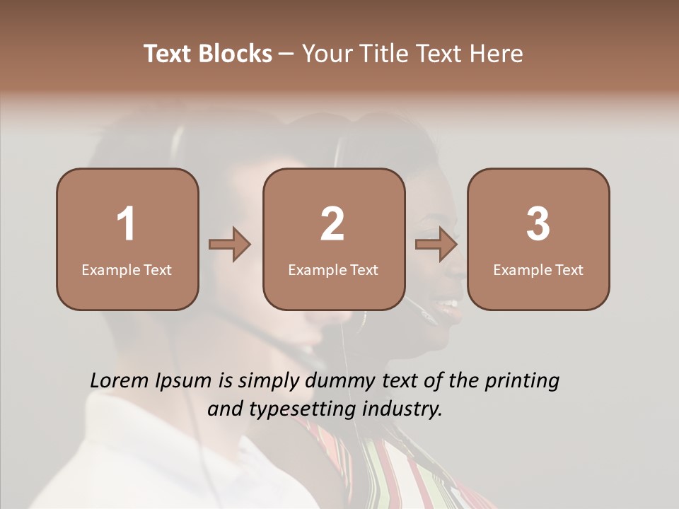 Contact Telephone Service PowerPoint Template