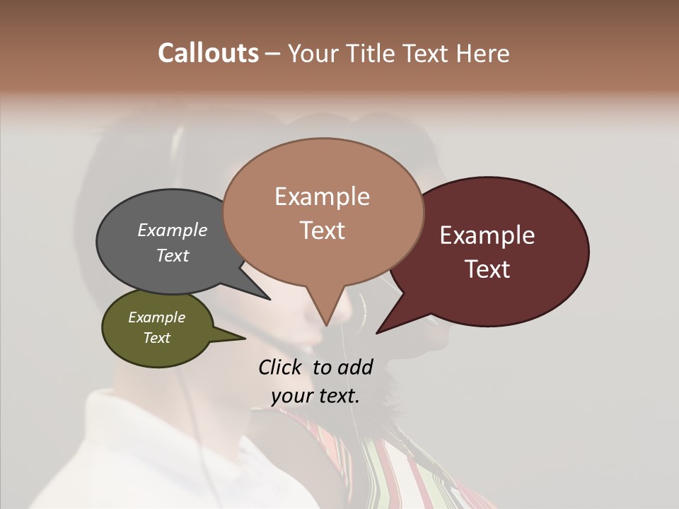 Contact Telephone Service PowerPoint Template