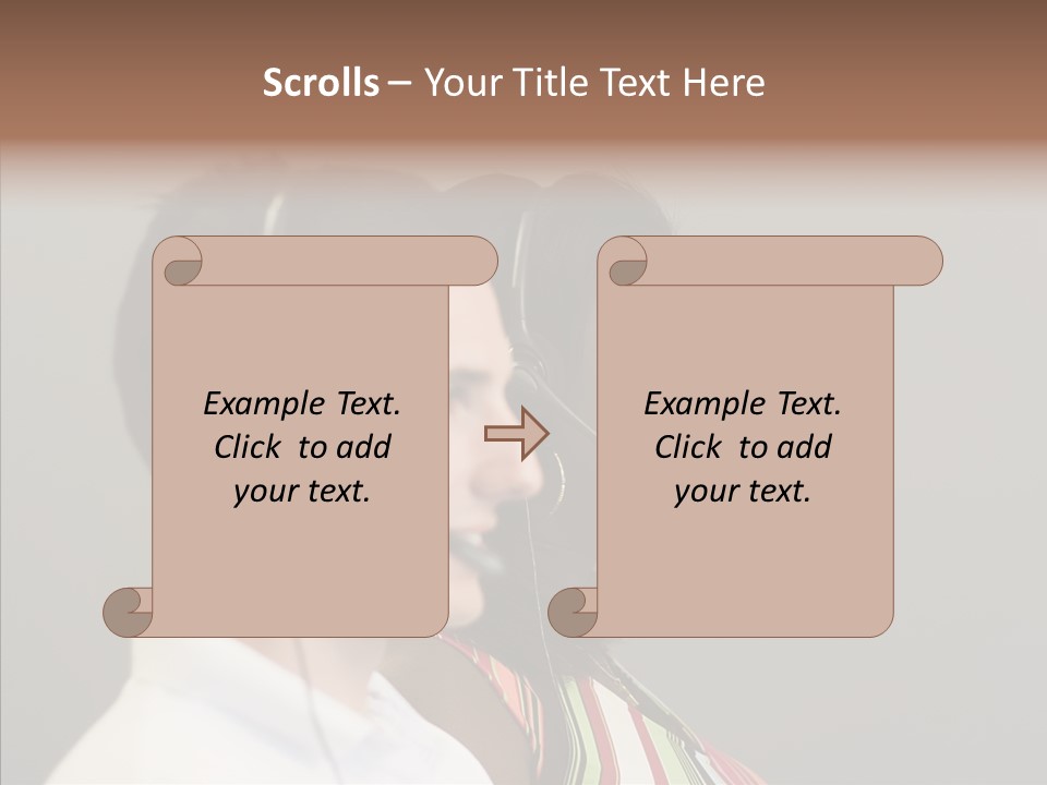 Contact Telephone Service PowerPoint Template