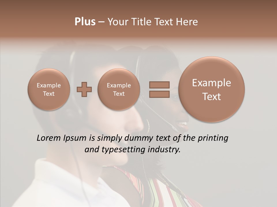 Contact Telephone Service PowerPoint Template