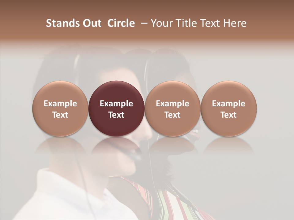 Contact Telephone Service PowerPoint Template