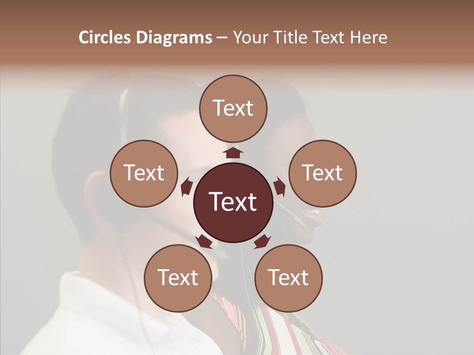 Contact Telephone Service PowerPoint Template