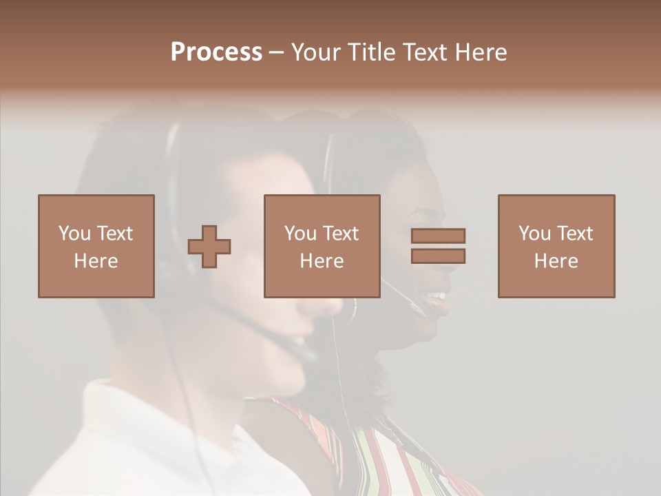 Contact Telephone Service PowerPoint Template