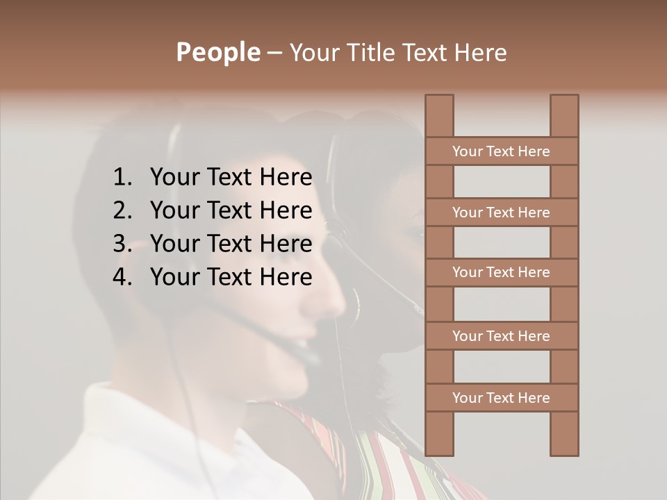 Contact Telephone Service PowerPoint Template