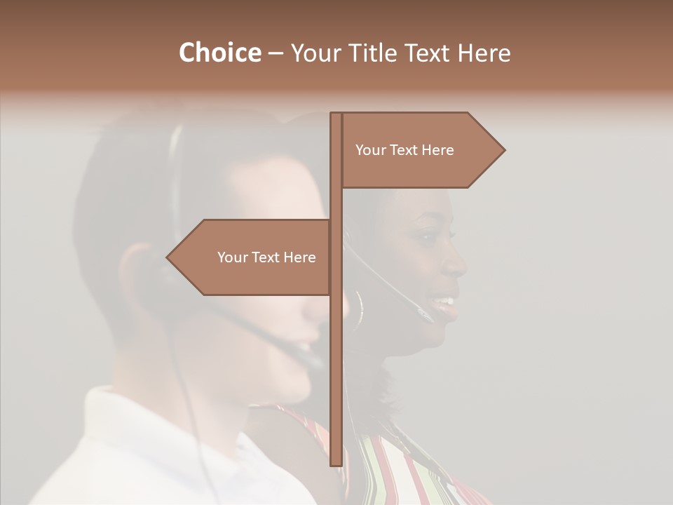 Contact Telephone Service PowerPoint Template
