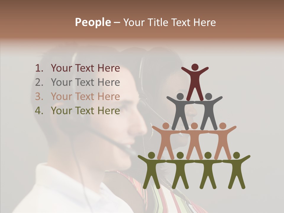 Contact Telephone Service PowerPoint Template