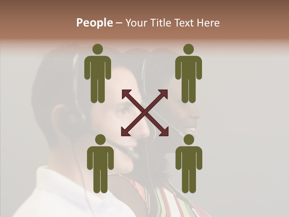 Contact Telephone Service PowerPoint Template