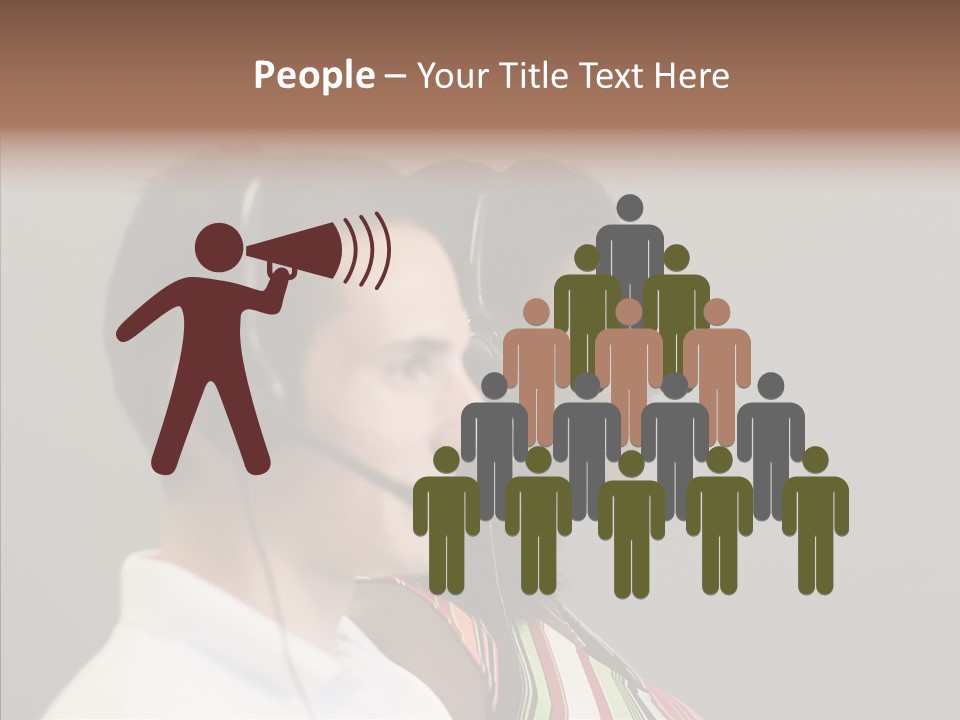 Contact Telephone Service PowerPoint Template