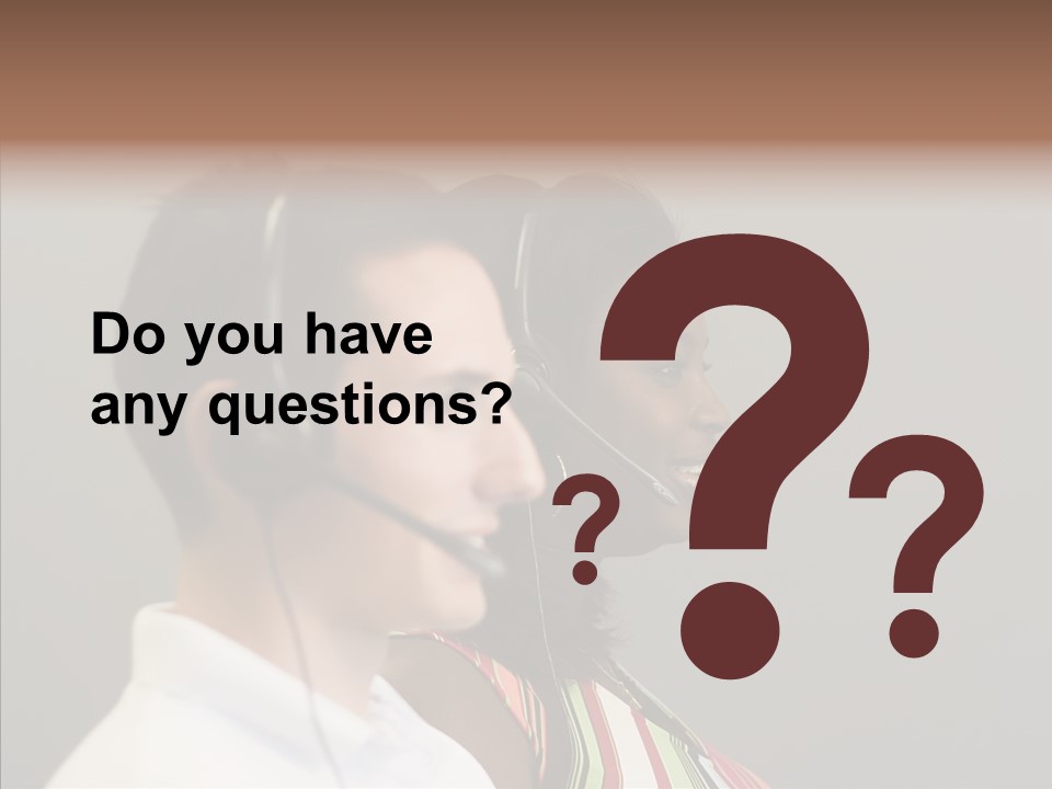 Contact Telephone Service PowerPoint Template