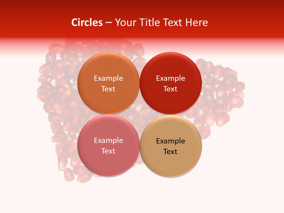 Open Pattern Vegetarian PowerPoint Template