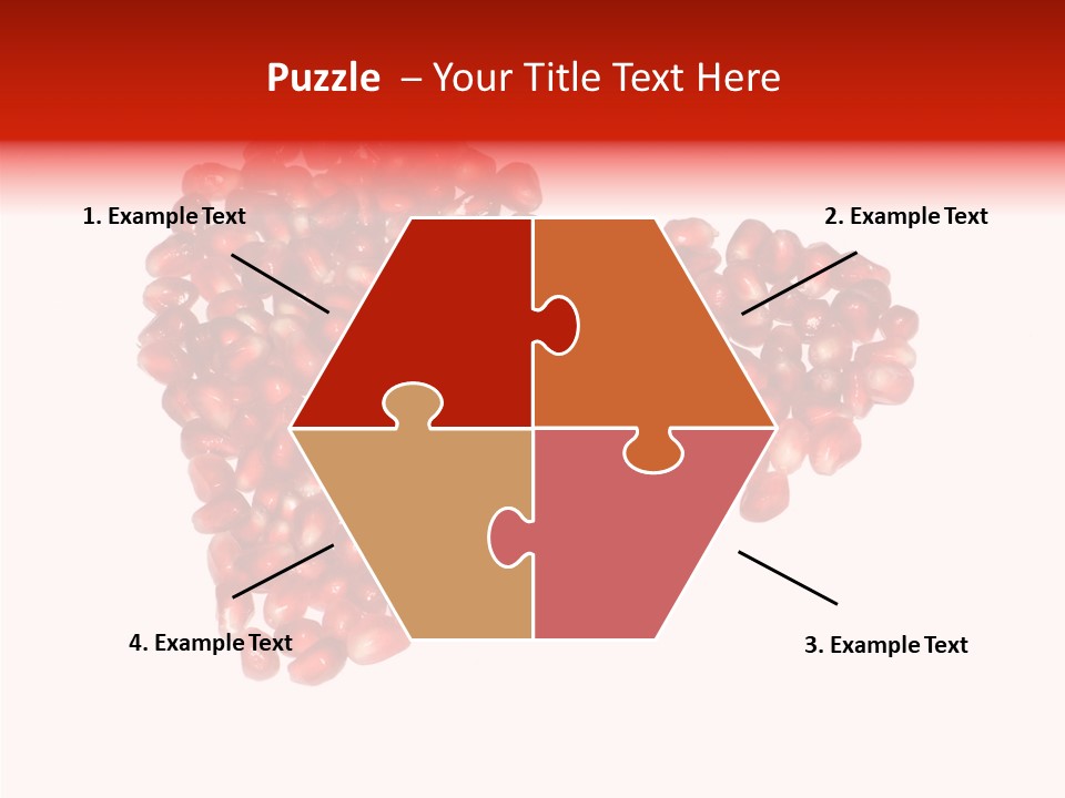 Open Pattern Vegetarian PowerPoint Template