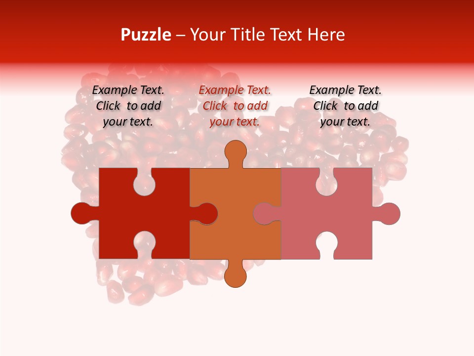 Open Pattern Vegetarian PowerPoint Template