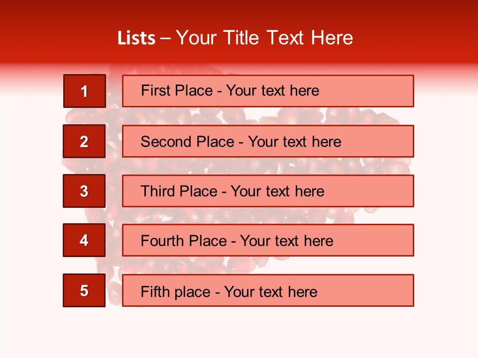 Open Pattern Vegetarian PowerPoint Template