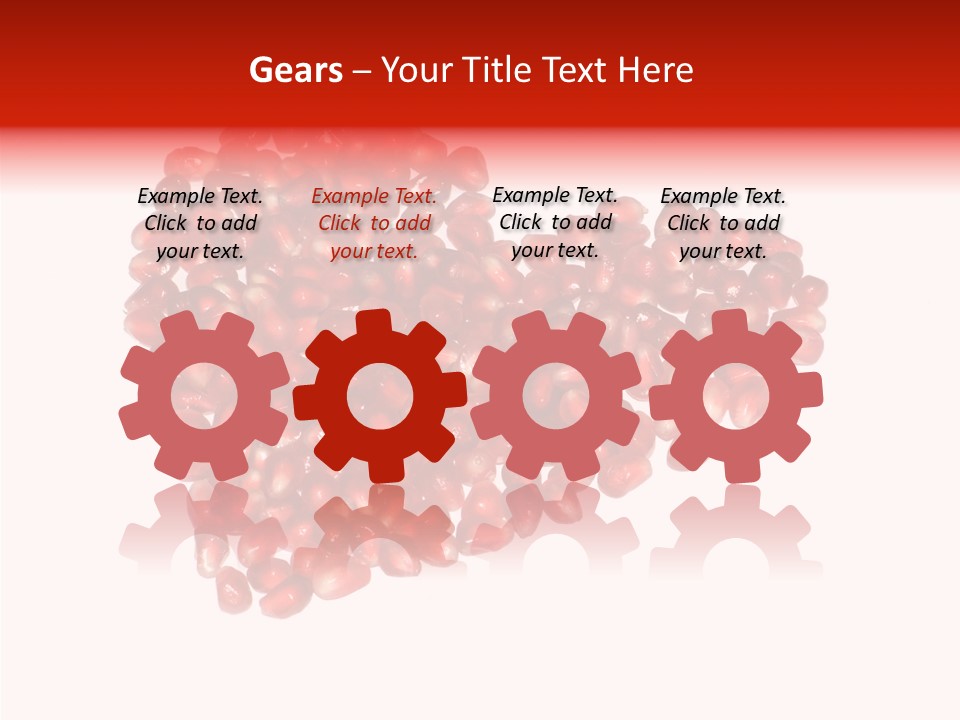 Open Pattern Vegetarian PowerPoint Template