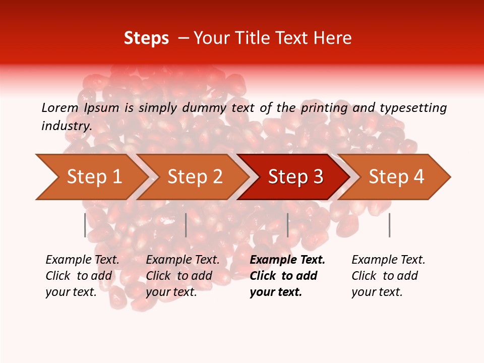 Open Pattern Vegetarian PowerPoint Template