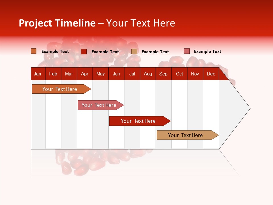 Open Pattern Vegetarian PowerPoint Template
