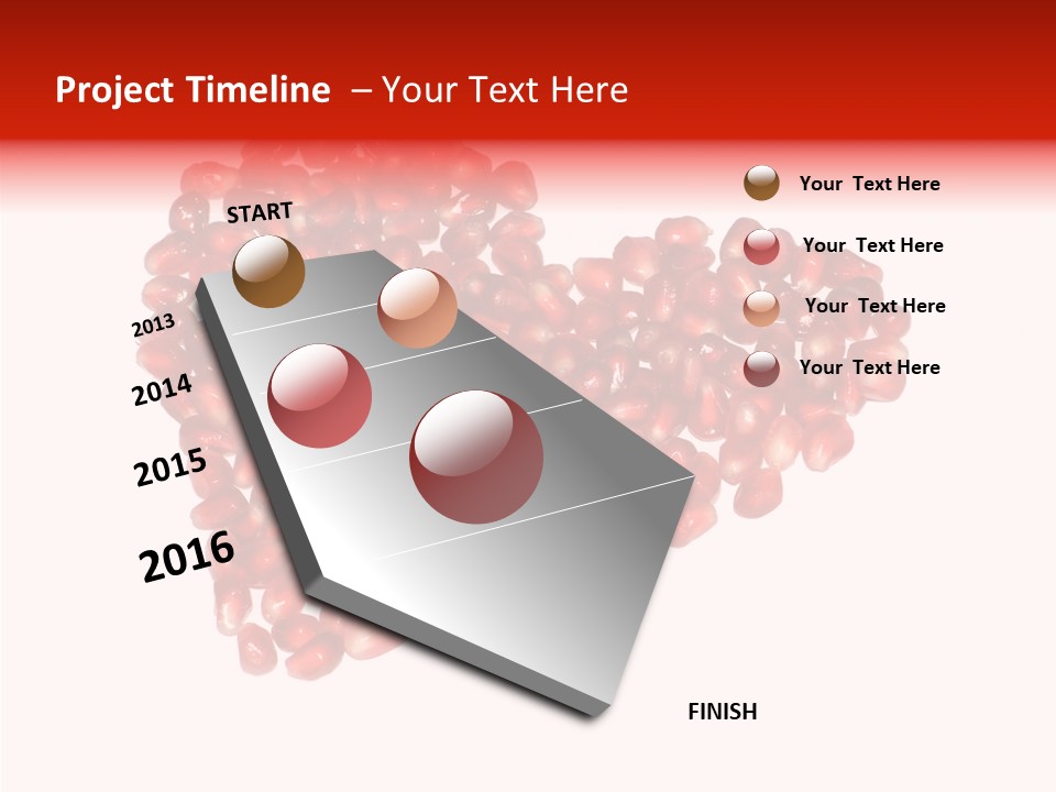 Open Pattern Vegetarian PowerPoint Template