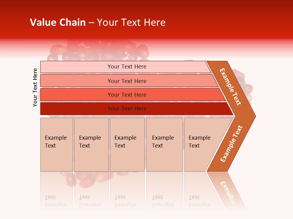 Open Pattern Vegetarian PowerPoint Template