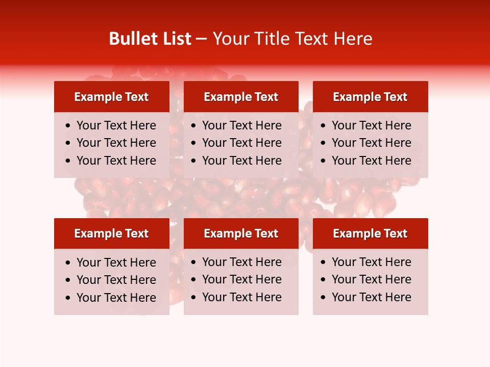Open Pattern Vegetarian PowerPoint Template
