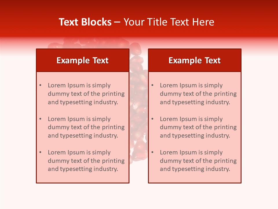Open Pattern Vegetarian PowerPoint Template