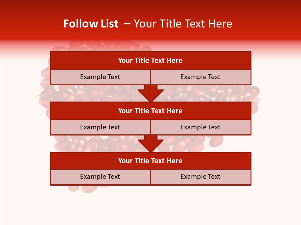Open Pattern Vegetarian PowerPoint Template