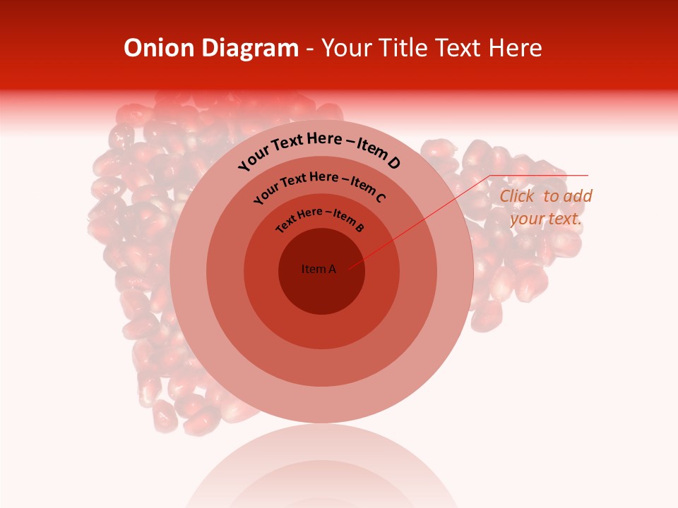 Open Pattern Vegetarian PowerPoint Template