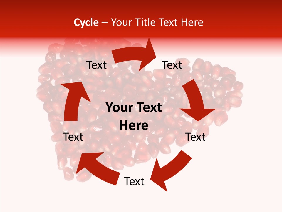 Open Pattern Vegetarian PowerPoint Template