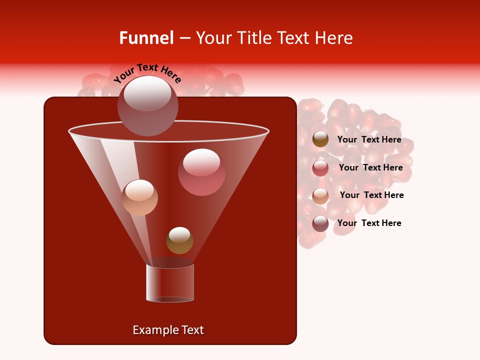 Open Pattern Vegetarian PowerPoint Template