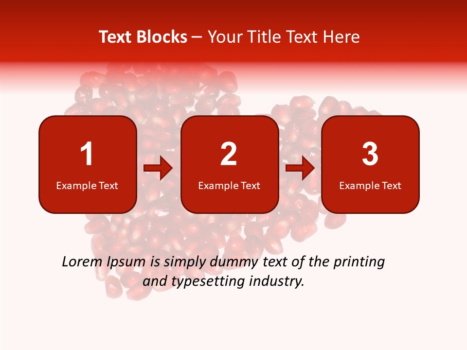 Open Pattern Vegetarian PowerPoint Template