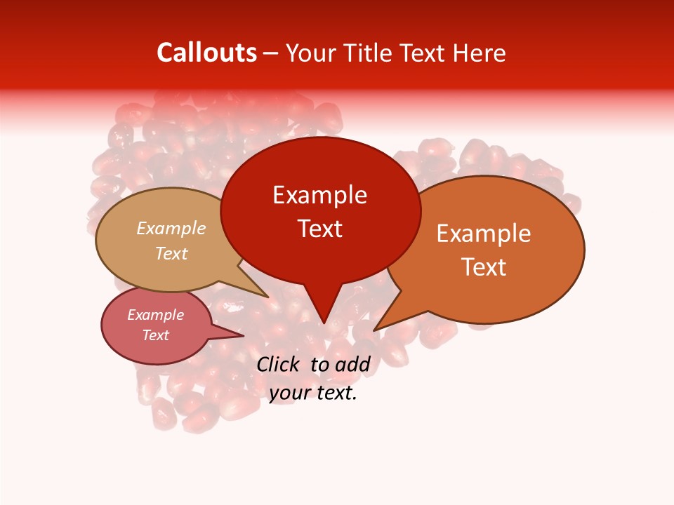 Open Pattern Vegetarian PowerPoint Template