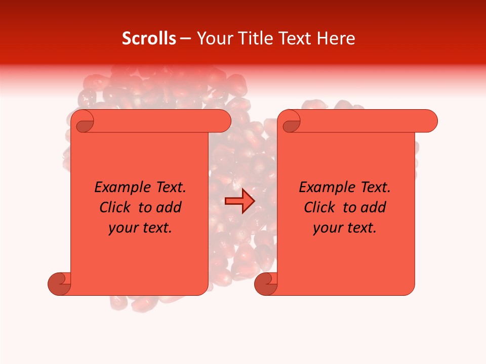 Open Pattern Vegetarian PowerPoint Template