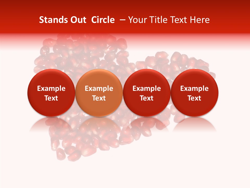 Open Pattern Vegetarian PowerPoint Template