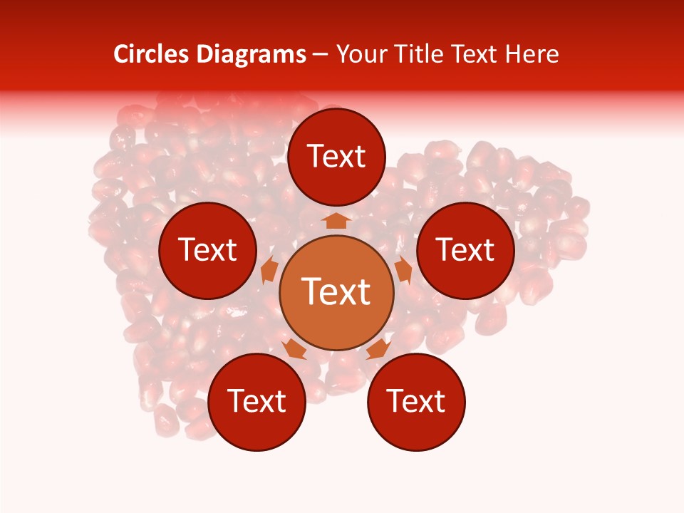 Open Pattern Vegetarian PowerPoint Template