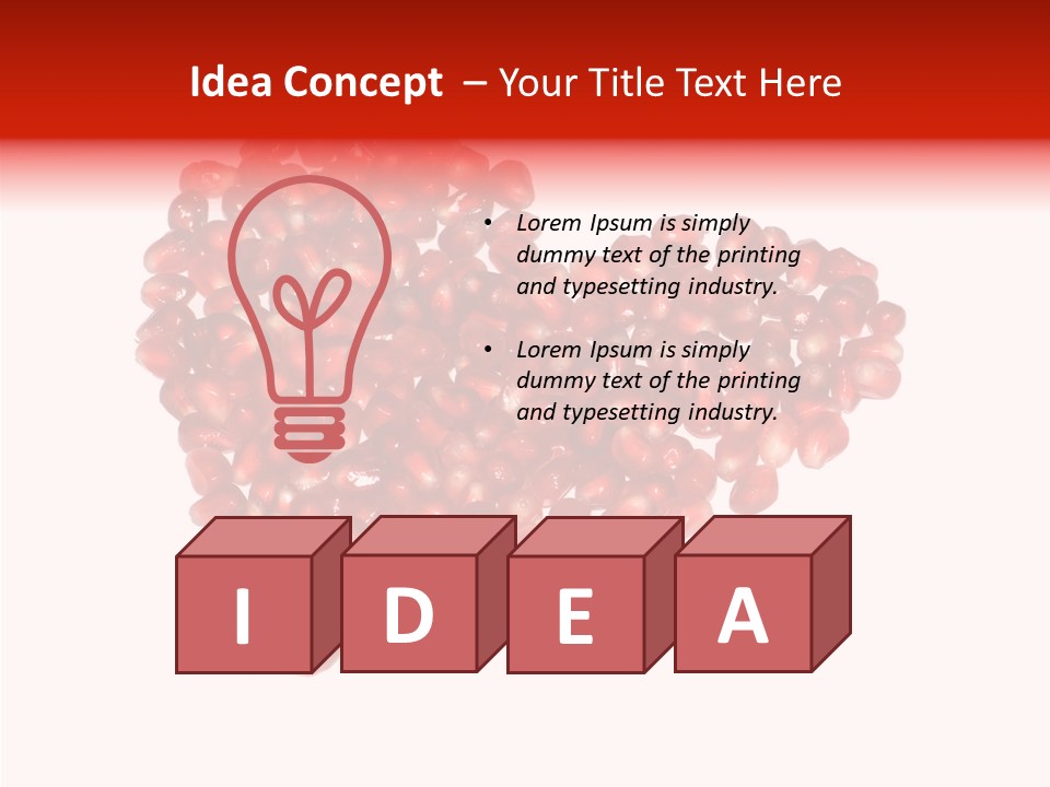 Open Pattern Vegetarian PowerPoint Template