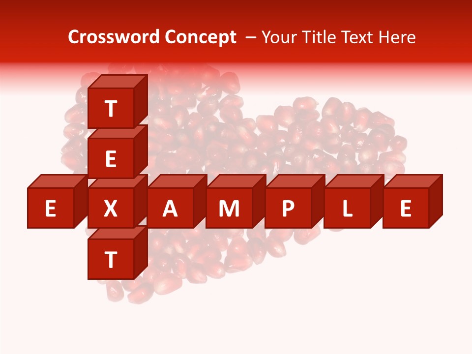 Open Pattern Vegetarian PowerPoint Template