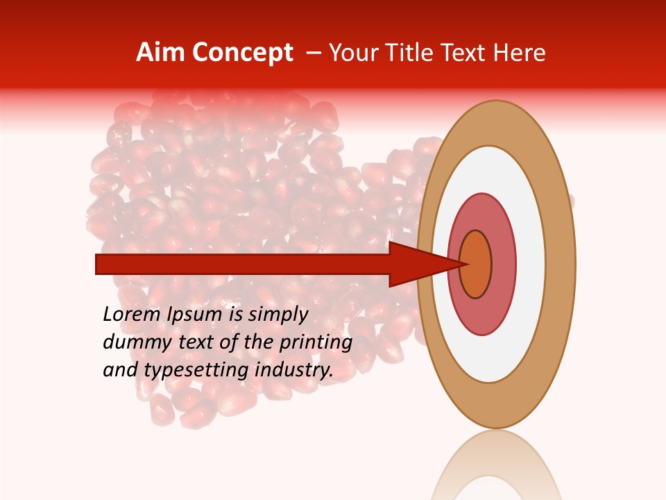 Open Pattern Vegetarian PowerPoint Template
