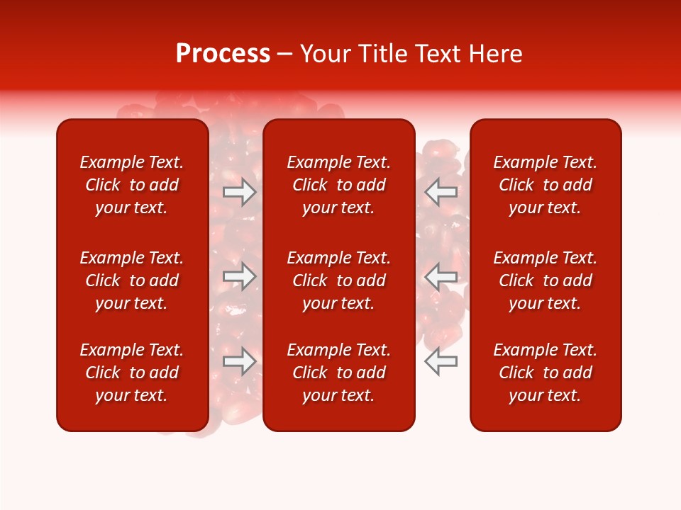Open Pattern Vegetarian PowerPoint Template