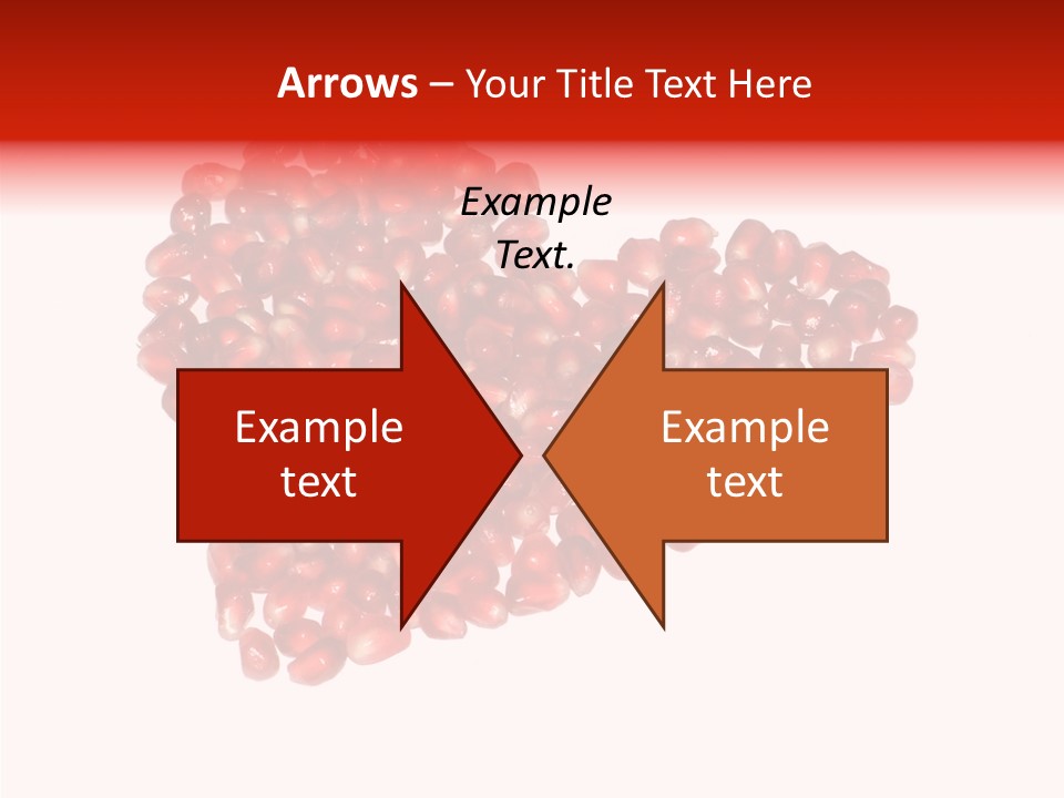 Open Pattern Vegetarian PowerPoint Template