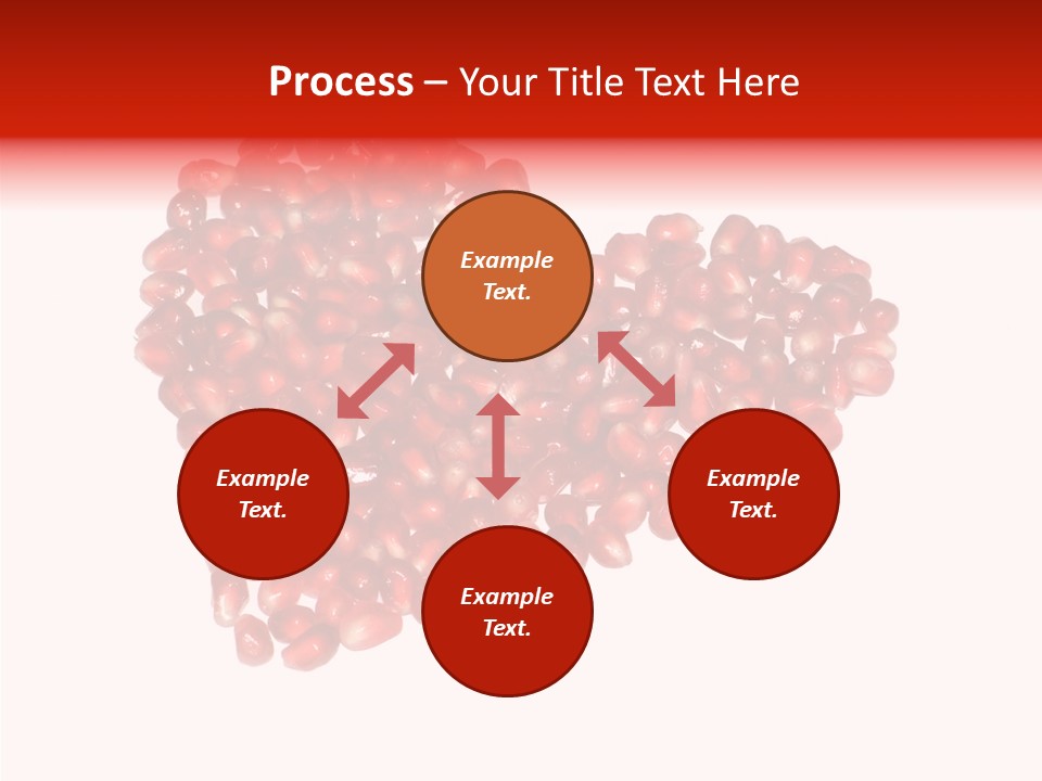 Open Pattern Vegetarian PowerPoint Template